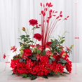 thumbnail image 1 of Fondo de flores de simulación accesorios de pared flores decorativas Levamdar 2027182-13, 1 of 8