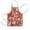 Red Christmas Pattern, variant on Red Christmas Santa Pattern Kids Aprons for Girls and Boys,Adjustable Neck Strap Toddler Aprons for Kids Cooking Baking