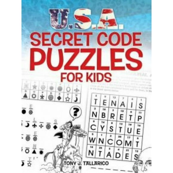 U.S.A. Secret Code Puzzles for Kids