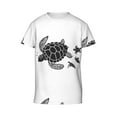 thumbnail image 6 of Wukai Family Of Sea Turtles Youth Unisex Short Sleeve T-Shirt for Boys, Girls, Teens, and Kids-Large, 6 of 7