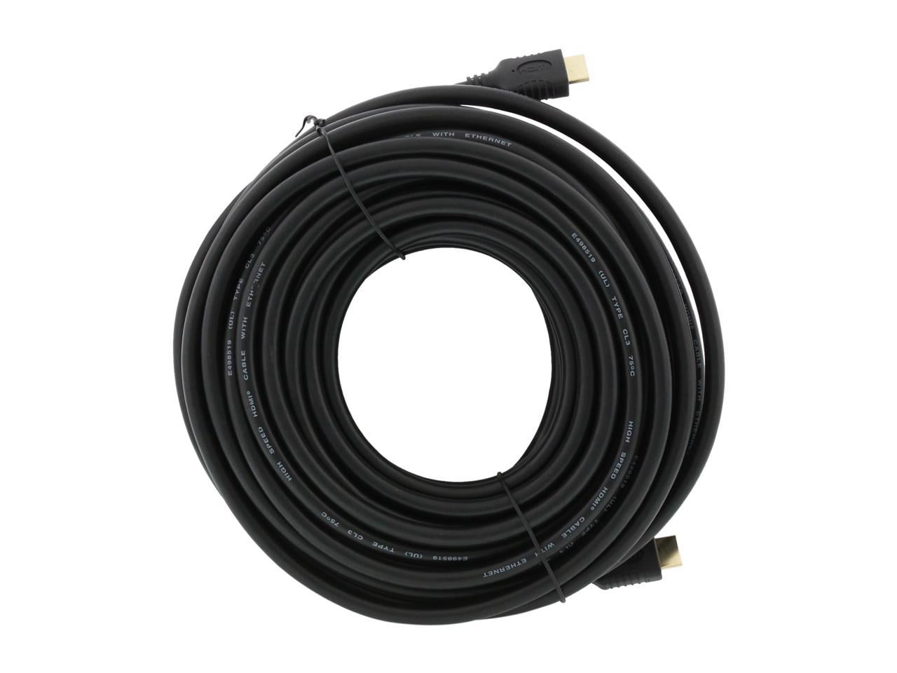 Nippon Labs 4K HDMI Cable 20HDMI-50FTMM-26C 50 ft. HDMI 2.0 Cable, Supports 1080p,3D, 2160p, 4K, HDR, ARC, 18Gbps, CL3 for in-Wall Installation, 26AWG HDMI Cord for Most of HDMI Devices