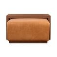 thumbnail image 5 of Poly and Bark Jarmo Leather Ottoman with Walnut Table, 5 of 10