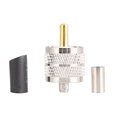 thumbnail image 1 of UHF Male Crimp Connectors 5Pcs PL259 Male, For Building Or Repairing Coaxial Cables For  Equipment, 1 of 8