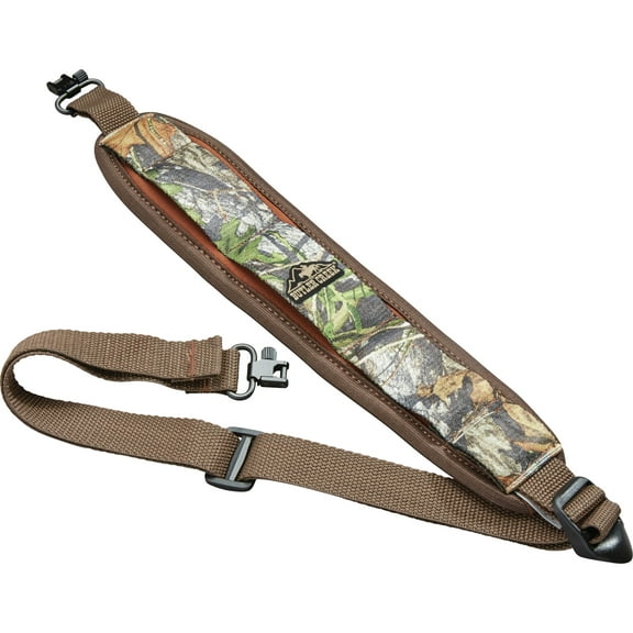 Butler Creek 181018 Comfort Stretch Rifle with Swivel 44" x 2.5" 1" Swivel Neoprene Mossy Oak Obsession