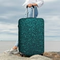 thumbnail image 7 of Fotbe Navy blue sparkling Luggage Cover Protector, Suitcase Protector，Scratch and Dirt Resistant, Fits 18-32 Inch Luggage-X-Large, 7 of 7