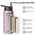 thumbnail image 2 of Stainless Steel Halloween Tumbler 18oz with Lid and Straw – Ghost Pumpkin Witch Design – Insulated Travel Cup for Coffee or Water – Holiday Gift for Her Him, 2 of 6