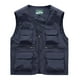 thumbnail image 3 of V Cuello Tanque, Chaqueta de Trabajo sin Mangas Sólida con Cremallera Y Bolsillos Múltiples, Abrigo de Lana de Moda para Hombres, 3 of 3