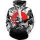 thumbnail image 3 of Nueva sudadera con capucha de anime 3D de moda para hombre y mujer, sudadera de samurái japonesa, jersey negro de otoño y primavera, ropa para hombre, 3 of 5
