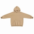 thumbnail image 3 of Zijinkuiwen Kids Pullover Hoodie with Kangaroo Pet Pouch Long Sleeve Sweatshirt with Thumb Holes for Daily Wear and Pet Interaction,Khaki,13-14 Years, 3 of 4