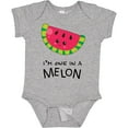 thumbnail image 3 of Inktastic I'm One in a Melon Watermelon Humor Boys or Girls Baby Bodysuit, 3 of 5