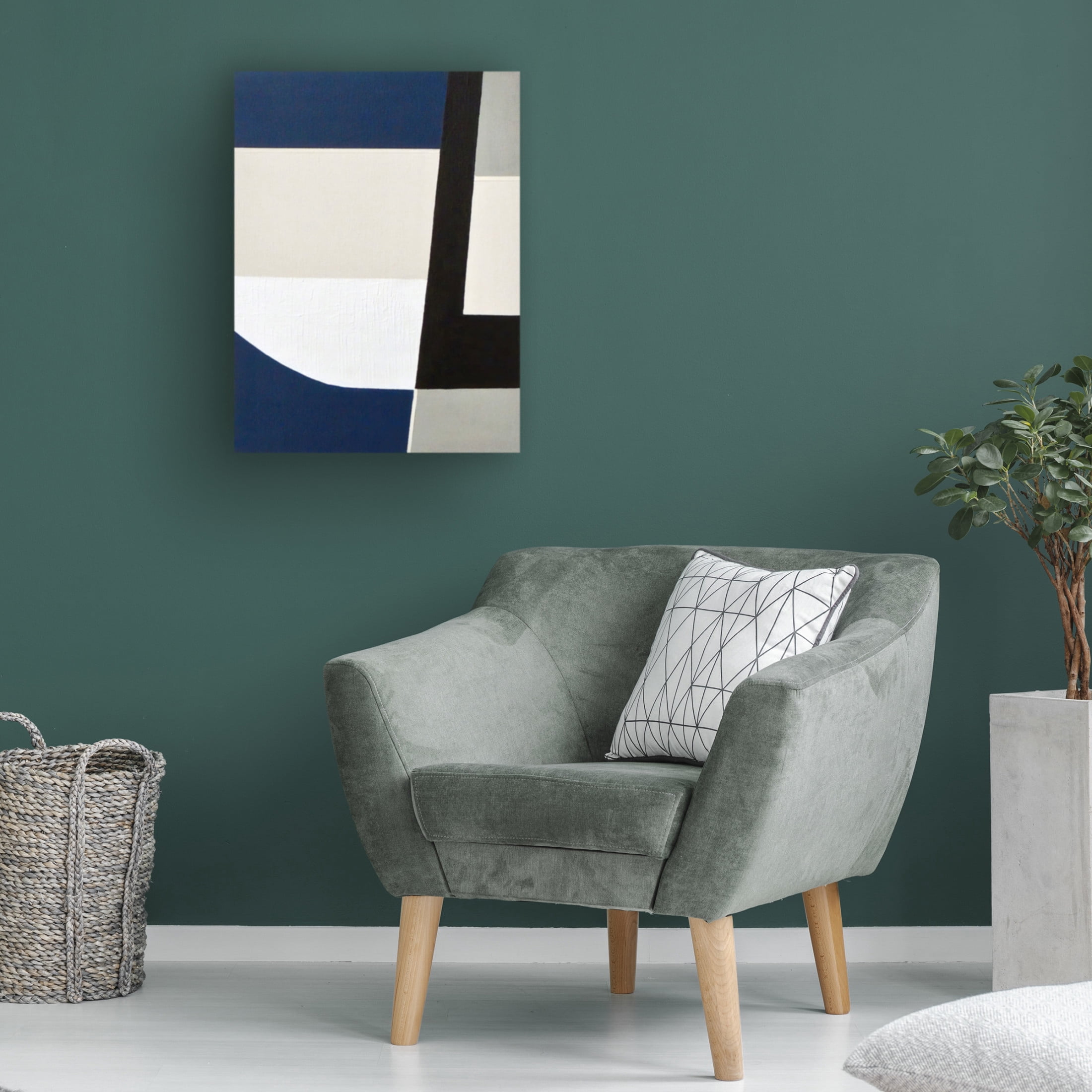 Canvas Wall Art - Sylvie Hamou 'In My Element II' Wall Art for Living Room, Bedroom, or Office Décor by Trademark Fine Art - 24 x 32 Inches