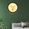thumbnail image 4 of Lámpara de pintura de pared Yuyangstore minimalista moderna Cabeza de venado, 4 of 8
