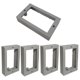thumbnail image 1 of Extensor de caja de salida de una sola banda de 1/2 pulgada: solución de extensión de caja eléctrica para interruptores y tomas de corriente de caja de salida eléctrica, 1 of 6