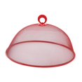 thumbnail image 2 of Cubierta de malla metálica para alimentos, reutilizable, fácil de almacenar, cubierta de placas de pantalla tipo cúpula para bebidas abiertas, cocina Rojo, 2 of 8