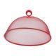 thumbnail image 2 of Cubierta de malla metálica para alimentos, para picnic, reutilizable, de hierro, para mantener alejadas a las moscas. Rojo, 2 of 9