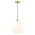 thumbnail image 2 of Innovations Lighting - White Venetian - 1 Light Cord Hung Pendant In Modern, 2 of 7