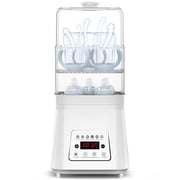 RUPOUN 8-in-1 Bottle Sterilizer and Dryer, Electric Steam with Baby Bottle Warmer, Food Prep, White