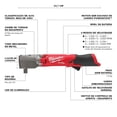 thumbnail image 3 of Milwaukee M12 FUEL 1/2" Right Angle Impact Wrench Kit, 3 of 7