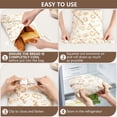 thumbnail image 3 of Reusable Beeswax Bread Bags(2 Pack), Beeswax Bags for Sourdough/Homemade Bread, Natural Cotton Bees Wax Bag,2pack x Beeswax Bread Bags, 3 of 6