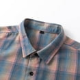 thumbnail image 4 of Miqool Flannel Shirts for Men Casual Long Sleeve Button Down Shirts Classic Fit Flannel Plaid Shirts with Pocket (Reg. or Big& Tall), 4 of 5