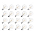 thumbnail image 1 of 20 Pcs Ampoules LED de Remplacement G40 Base à Vis E12 Incassable pour Guirlandes Solaires Chaudes, 1 of 6