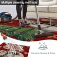 thumbnail image 5 of Red Christmas Outdoor Rug for Patio/Deck/Porch, Non-Slip Large Area Rug 6 x 9 Ft, Xmas Tree Gingerbread Snowman Winter Indoor Outdoor Rugs Washable Area Rugs, Reversible Camping Rug Carpet Runner, 5 of 8