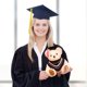 thumbnail image 3 of Oso de peluche de graduación 2022, lindo y suave oso de peluche con gorra, oso de peluche de graduación, regalo de graduación personalizado para niños, estudiantes y adultos graduados con clase, 3 of 4