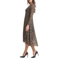 thumbnail image 2 of Vestido midi de manga larga de chifón Tommy Hilfiger para mujer, 2 of 3
