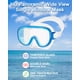 thumbnail image 3 of Reef Tourer Máscara y Snorkel de una Sola Ventana para Niños de 4 a 9 Años, Azul Transparente, 3 of 6