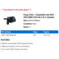 thumbnail image 2 of Purge Valve - Compatible with 2001 - 2005 BMW 330i E46 3.0L 6-Cylinder 2002 2003 2004, 2 of 2