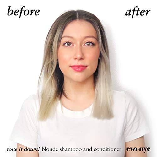 På forhånd Forstå Afdeling Eva NYC Tone It Down Blonde Conditioner, 1 L - Walmart.com