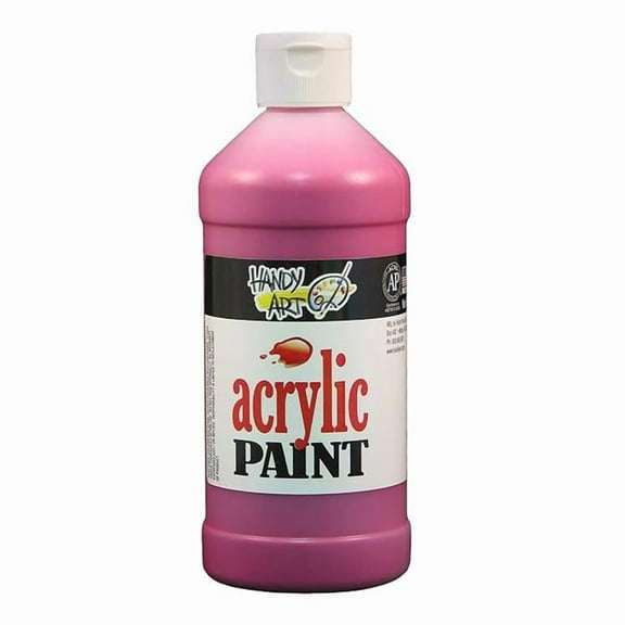 Handy Art 101-115 16 oz Student Acrylic Paint, Maroon
