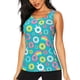 thumbnail image 1 of Fotbe Donut Blusas Sin Mangas para Mujer – Estilo Casual, Corte Suelto, Slim-Fit, Cuello Redondo Deportivo, Tops de Verano para Gimnasio y Yoga-Large, 1 of 7