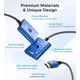 thumbnail image 5 of Conmutador HDMI 2x1 WARRKY 4K @60Hz con cable de 3.3 pies azul, 5 of 7