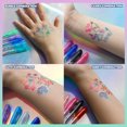 thumbnail image 2 of Unicorn Glitter Gel Pens Body Markers Colorful & Bright Glitter Pens Gifts for Girls, 16 pcs, 2 of 9