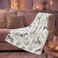 thumbnail image 6 of Classic Dalmatian Dog Toile Pattern, Cozy Pet Portrait Pattern, Warm Flannel Blanket for Living Room and Bedroom, Dog Lovers Just Because Gift, Pet Lover Home Decor, 6 of 9