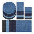 thumbnail image 1 of Autocollant de Réparation de Genou Coupé Aléatoire Autocollant Rond pour Denim, 1 of 2