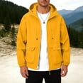 thumbnail image 2 of BUIGTTKLOP Rain Jacket Men's Lightweight Waterproof Rain Jacket Raincoat with Hood for Golf Cycling Windbreaker, 2 of 6