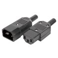 thumbnail image 3 of Adaptador de Conector de Enchufe Hembra IEC320 C14 C13 250V 10A Unique Bargains, 3 of 8