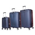 thumbnail image 3 of DUKAP Crypto Hardside Luggage Set with Spinner Wheel, Travel Suitcases with TSA Lock and Ergonomic GEL Handle, Wine and Blue, 3 Piece Set (20/28/32), 3 of 9