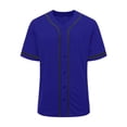 thumbnail image 5 of Lutiedan Boys Baseball Jersey Button Down Hip Hop Sport T Shirts V Neck Short Sleeve Quick Dry Casual Sport Tops Size 3-15, 5 of 6