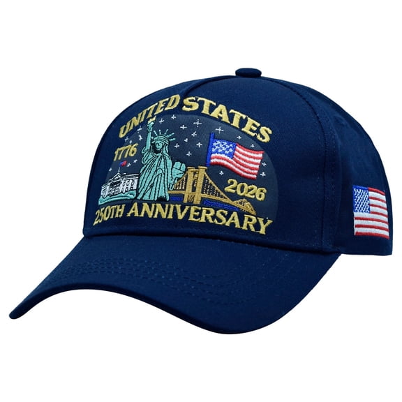 250 Anniversary USA Hat 250 Year American Anniversary Hat Embroidery Eagle Patriotic Adjustable Baseball Cap 250 Anniversary Usa Hat for Men Women