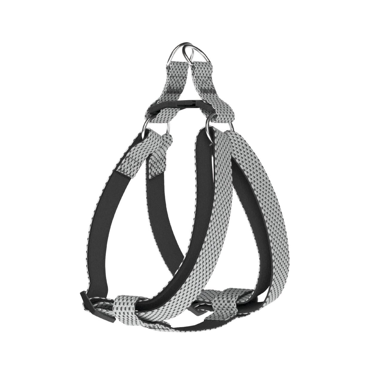Vibrant Life Stepin Harness, No Pull Dog Harness for Large Dogs, Gray