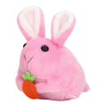 thumbnail image 1 of Plush Bunny Clockwork Toy Tail Shaking Rotating Cute Exquisite Fine Workmanship Plush Bunny Toy Pink, 1 of 3