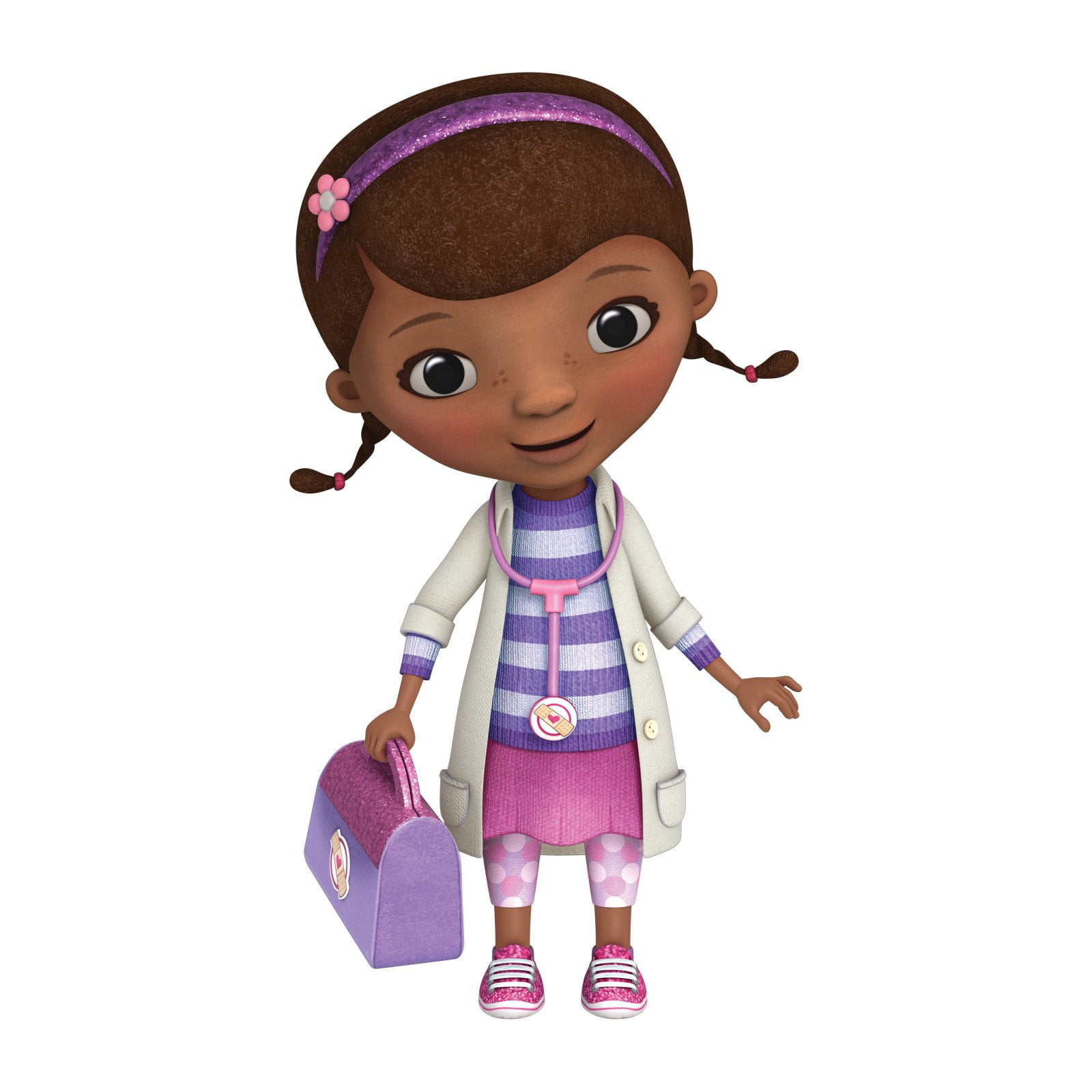 Doc McStuffins & Personalized Name Repositionable Wall Sticker Wall Mural 3FT 