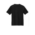 thumbnail image 6 of Port & Co Adult Male Men Plain Short Sleeves T-Shirt Jet Black 3X-Large, 6 of 6