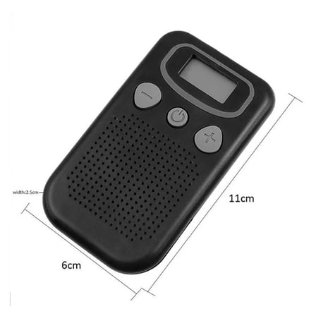 Sound Amplifier Pocket Voice Enhancer Device Large LCD Screen Enhance The Human Voice Clear Human