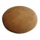 thumbnail image 1 of Alfombra redonda de espuma de terciopelo, coral simple, felpudo para dormitorio, estera para el suelo, estera de borde, estera completa para hamaca, caqui, 1 of 4
