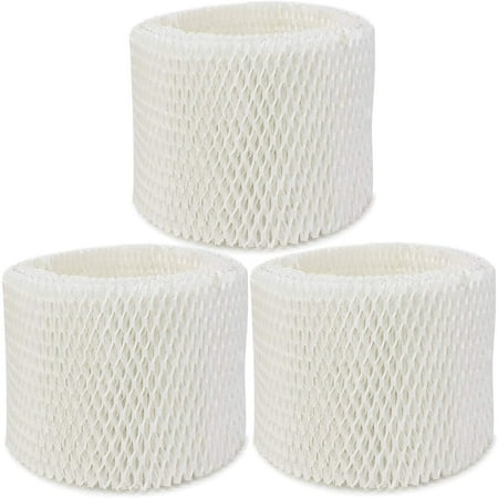 

3 Pack Replacement Humidifier Filter for Vicks for Kaz WF2 Humidifier V3100 V3500 V3500N V3600 V3700 V3800 V3850 V3850JUV V3900 V3900JUV VEV320 3020 ECM-250i ECM-500 WA-8D (3)