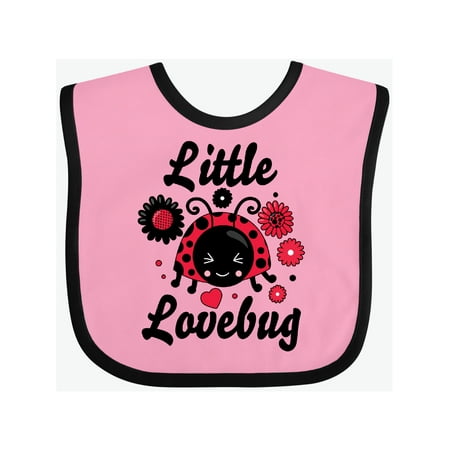 

Inktastic Valentine s Day Little Lovebug Gift Baby Boy or Baby Girl Bib